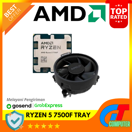 AMD Ryzen 5 7500F 3.7Ghz Up To 5.0Ghz AM5 [Tray] - 6 Core