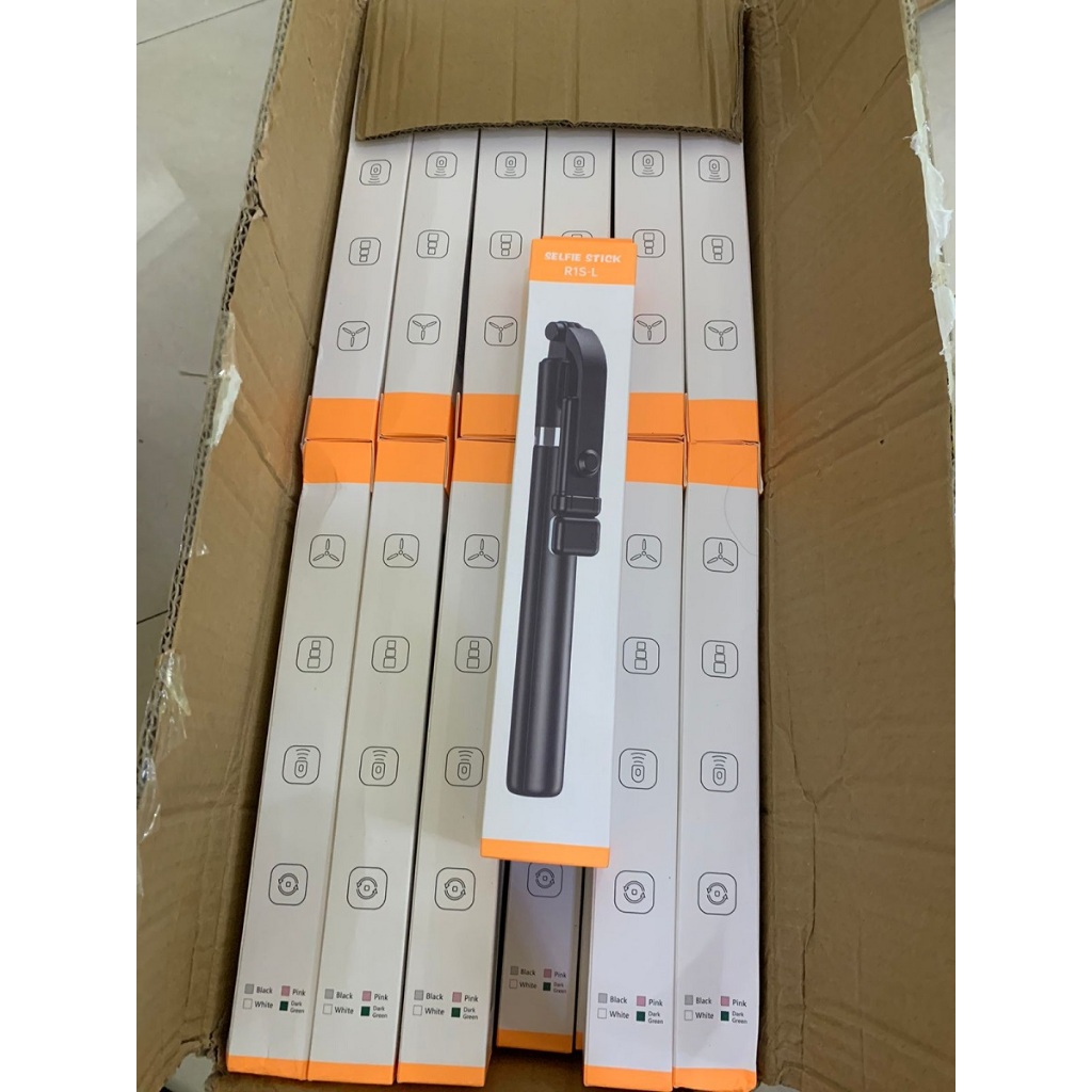 Tongsis Led + Tripod Panjang 1.7meter + Tombol Selfie (R1S-L)