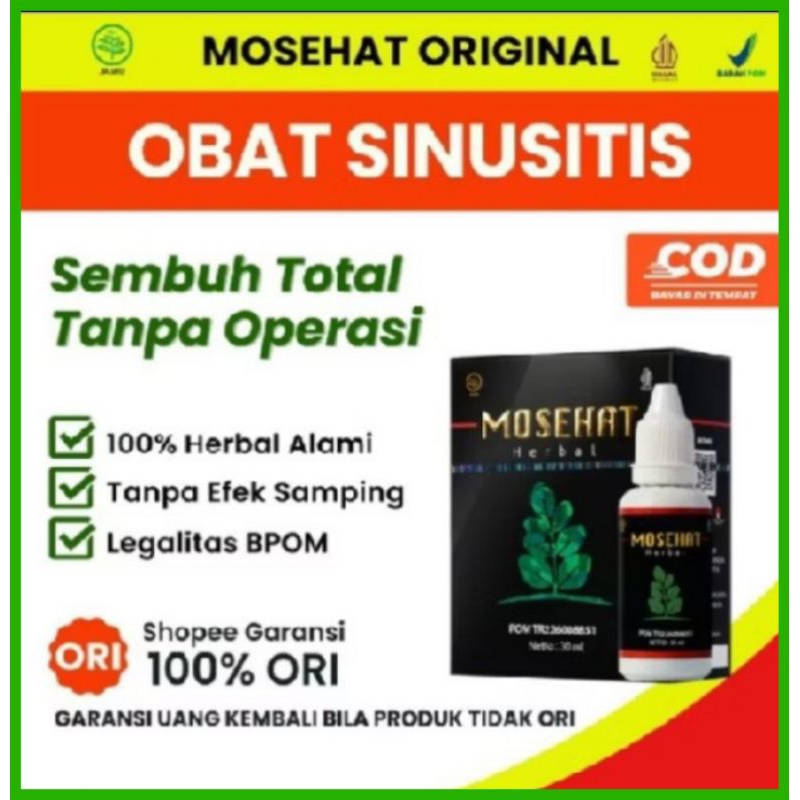 Mosehat Herbal Untuk SINUSITIS Original 30 ML