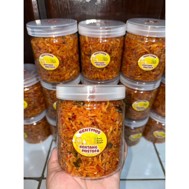 

KERIPIK JAJAN KENTANG MUSTOFA PEDAS MANIS ENK GURIH