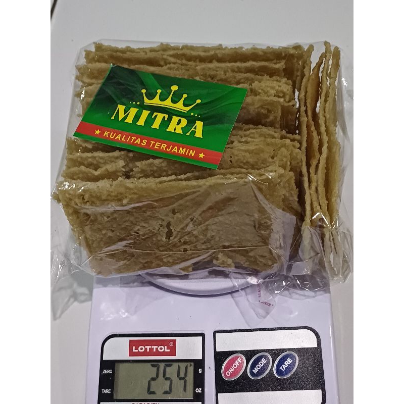 

kerupuk gendar mentah per 250gram