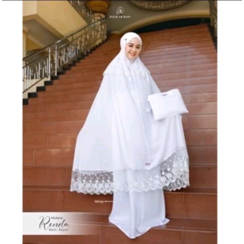Mukena dewasa✓mukena renda arrafi