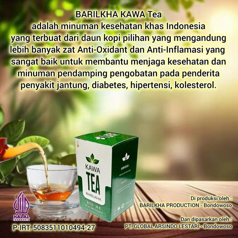 

Teh Daun Kopi Kawa Tea Barilkha