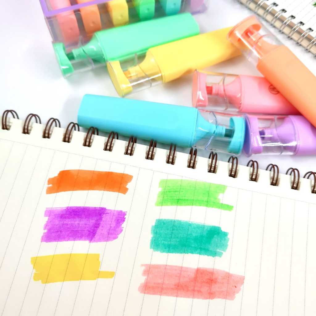 

stabilo sekolah 1 kotak/36, 6warna