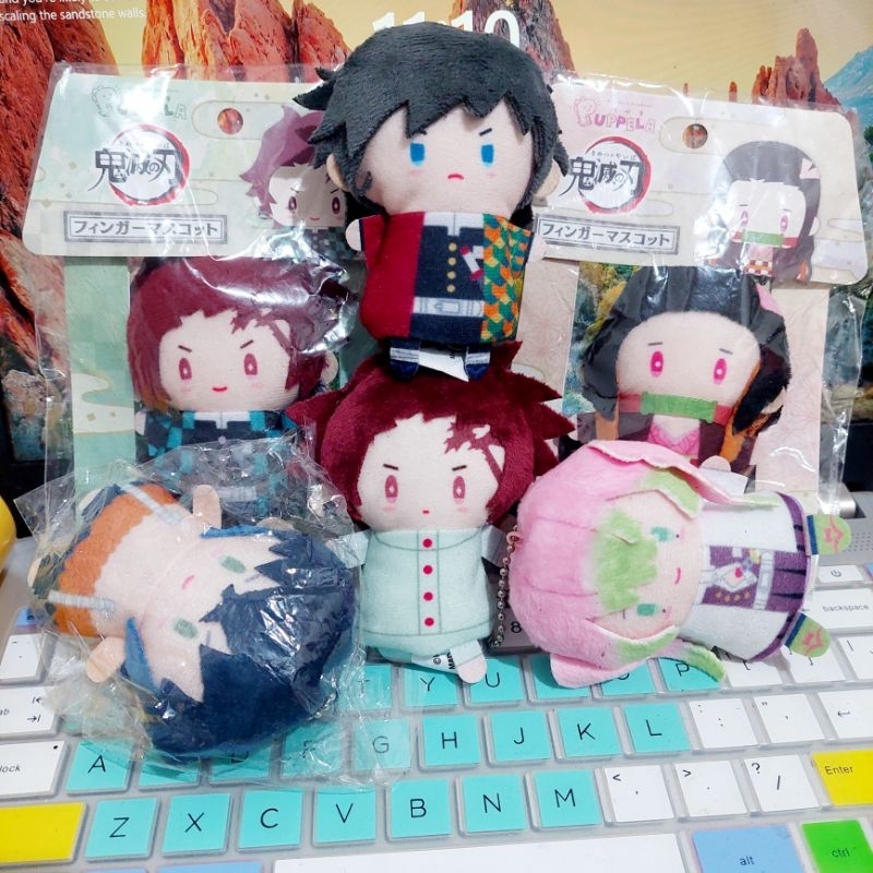 Boneka Jari Mitsuri Inosuke Tanjiro & Nezuko Demon Slayer Plush