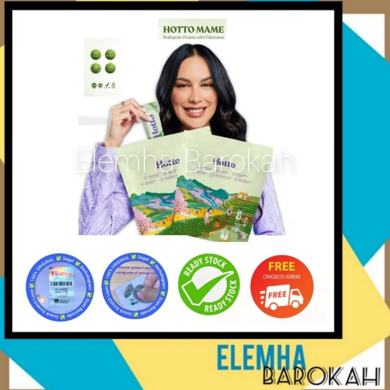 

SEGEL HOLOGRAM ORIGINAL Hotto Mame Multigrain Oat Sereal 2 Pouch 24 Sachet