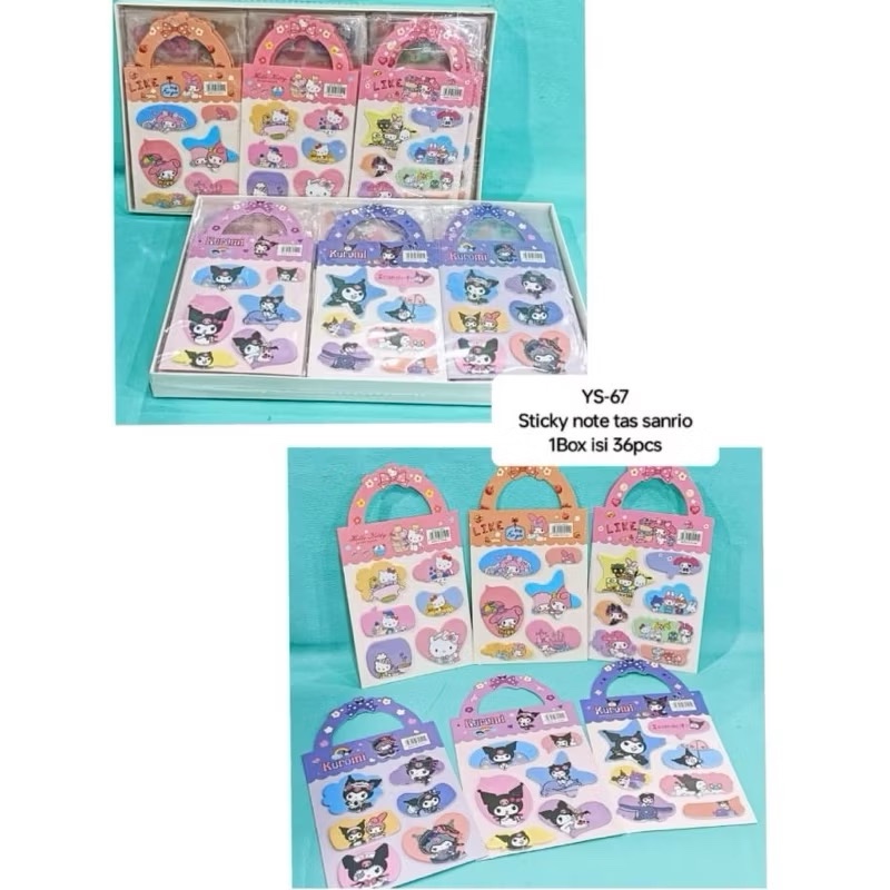 

Sticky Notes Karakter Set Pembatas Buku Kertas Memo Mini ATK Stationery Sekolah Kantor sanrio
