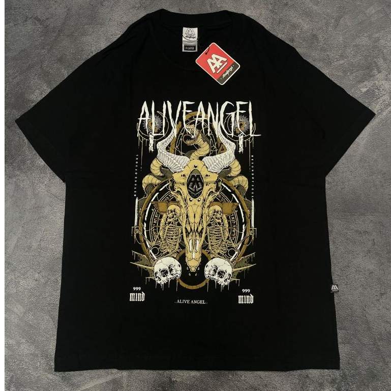 Kaos Baphomet Satanic Gothic 666 / Kaos Band Musik Black Sabbath - Kaos Metal Metallica Rock Music /