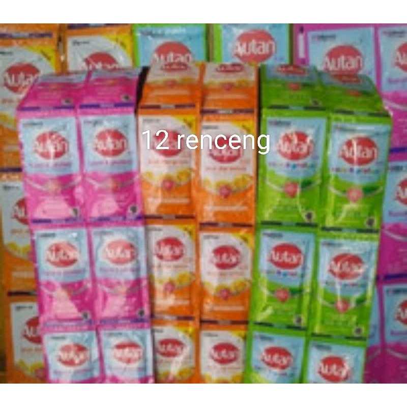 AUTAN SACHET 1 pack -Autan Lotion Anti Nyamuk Autan Sachet 6ml 1 Renteng Isi 12 Renceng