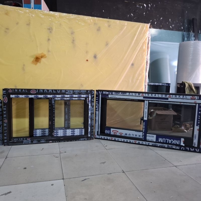 JENDELA SLIDING ALIMINIUM UK. 60X100 3INC