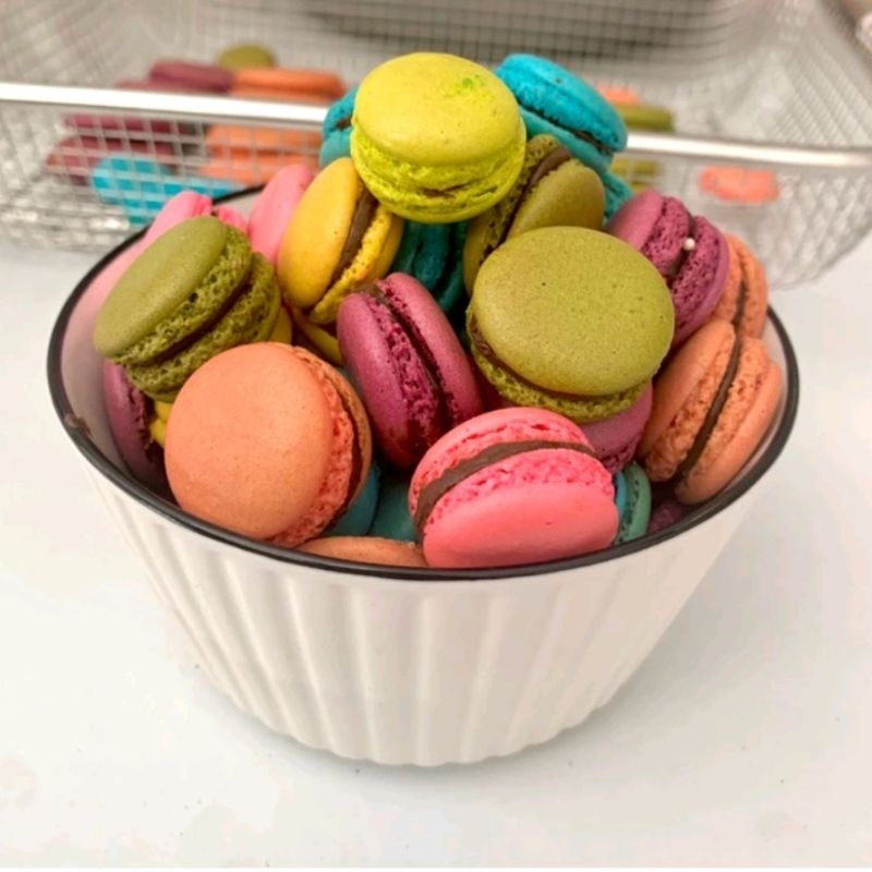 

MACARON MINI EKONOMIS • MACARON BIJIAN • MACARON FILLING COKLAT