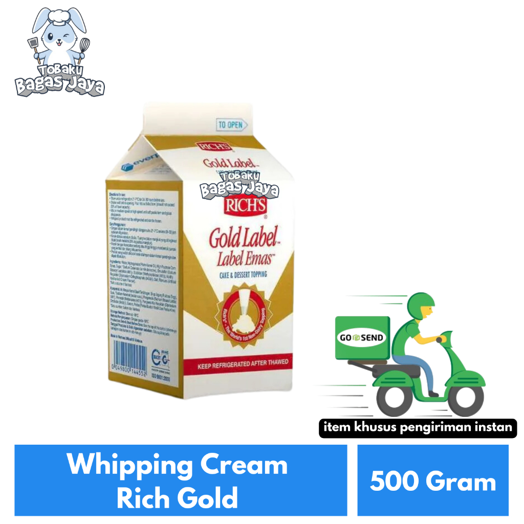 

Whipping Cream Rich Gold 500 Gram