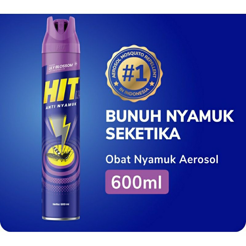 Hit Aerosol Obat Anti Nyamuk 600 ml Hit Semprot Nyamuk 600 ml