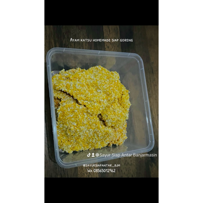 

ayam katsu krispi siap goreng