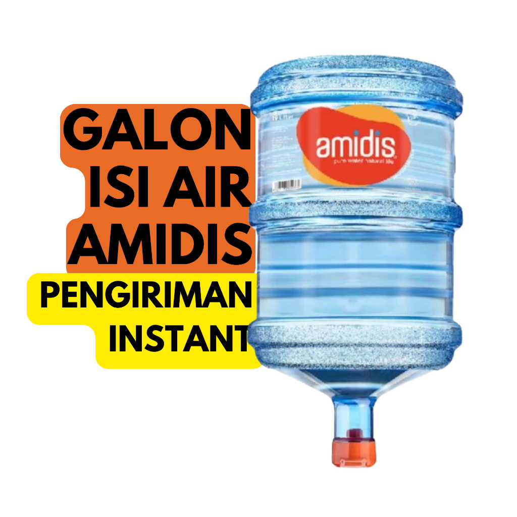 

Galon ISI AIR Amidis 19 liter - Pengiriman instant