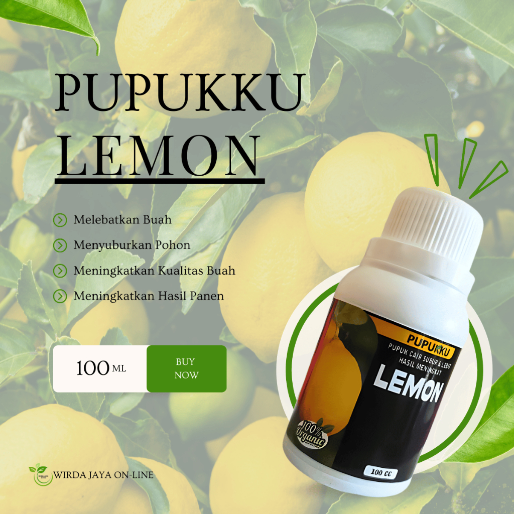 Pupuk Booster Pelebat Buah Jeruk Lemon Limo Pupuk Penyubur pohon jeruk santang Madu berbuah Lebat