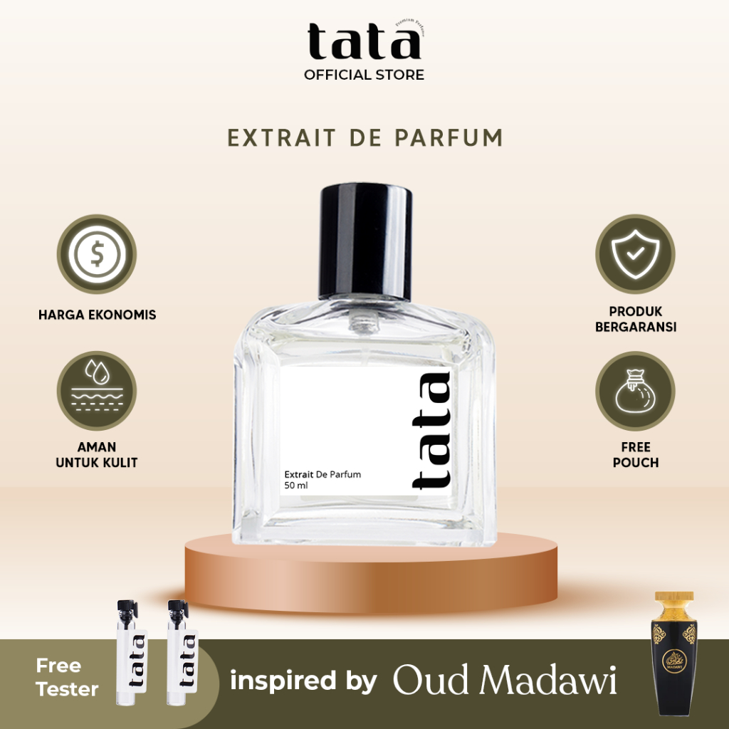 Tata Perfume - Parfum Pria Wanita Oud Arabian Oud Madawi