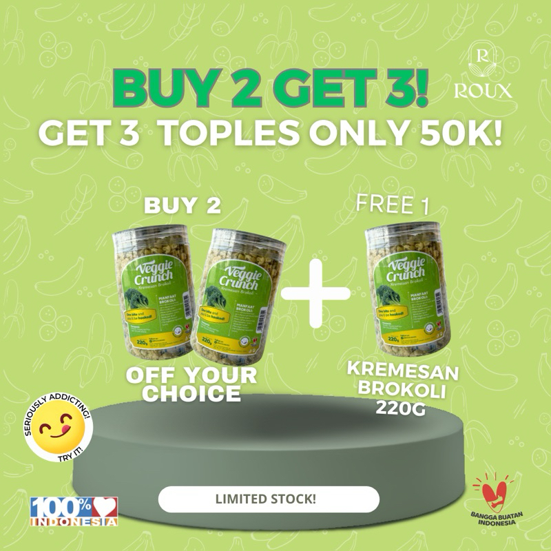 

VEGGIE CRUNCH KREMESAN BROKOLI RENYAH ENAK GURIH