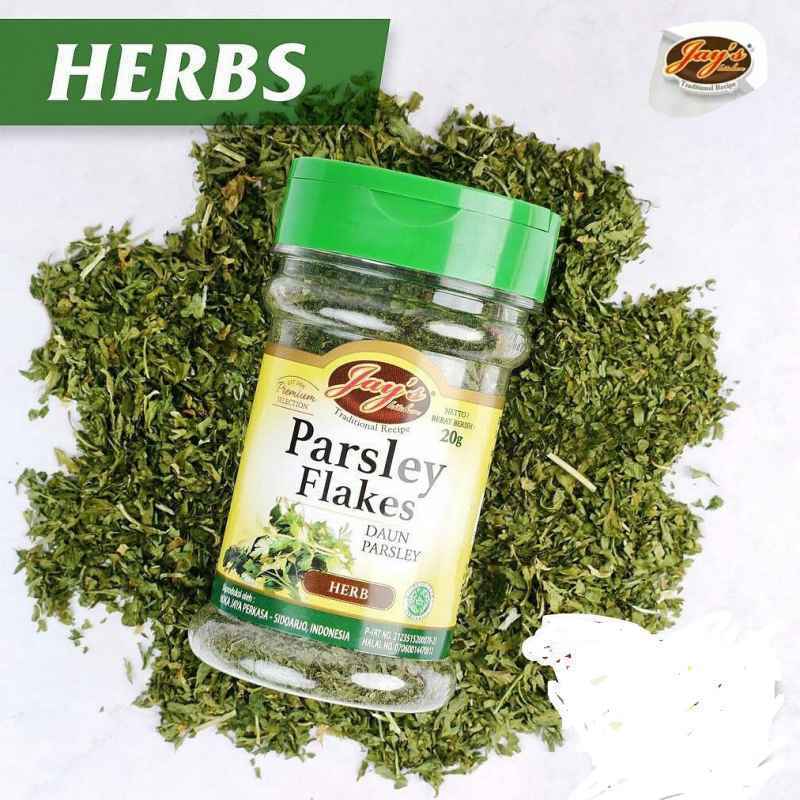

parsley flakes daun parsley jays 20 gram