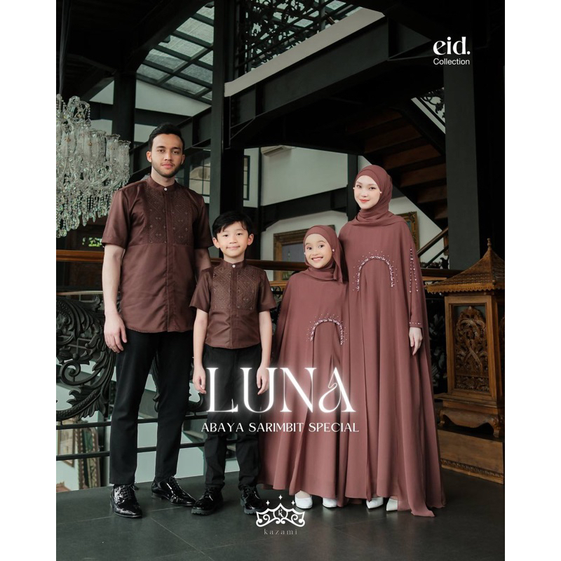 READY‼️ FREE GIFT ABAYA LUNA SARIMBIT ORI KAZAMI