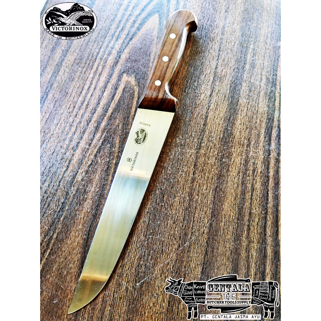Pisau Butcher/Sembelih Victorinox 23cm Rosewood Handle
