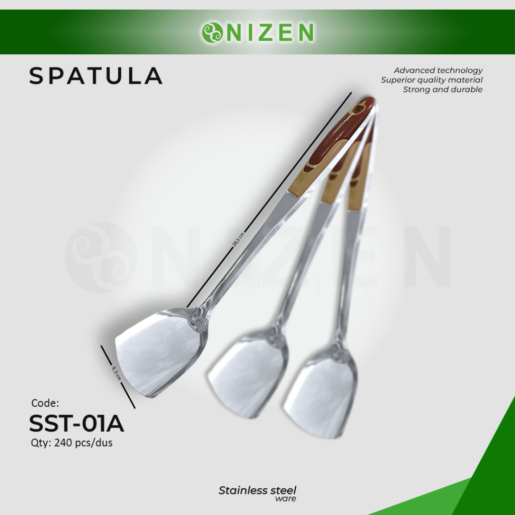 SEPATULA SUSUK MASAK GORENG / SODET MASAK STUTIL STAINLESS
