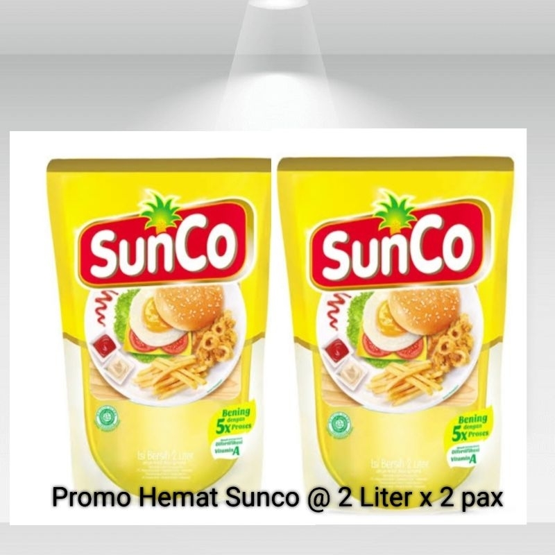 

SUNCO Minyak Goreng 2 Liter|Twin Pack