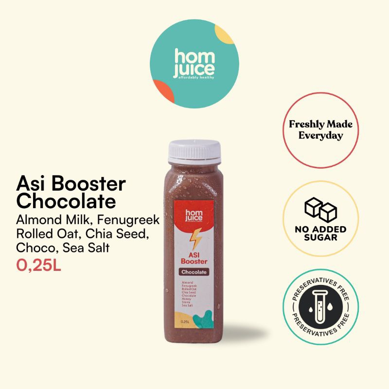 

Jus Sehat Jus Detox Cold Pressed Juice | Homjuice Asi Booster Chocolate 250ml Tanpa Gula Tanpa Pengawet