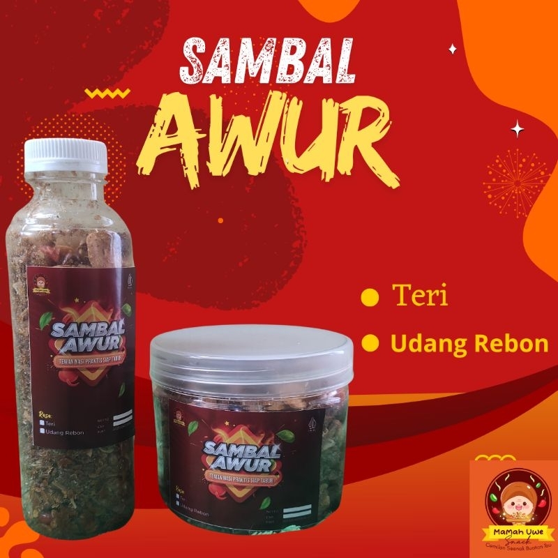 

SAMBAL AWUR Mamah Uwe Snack