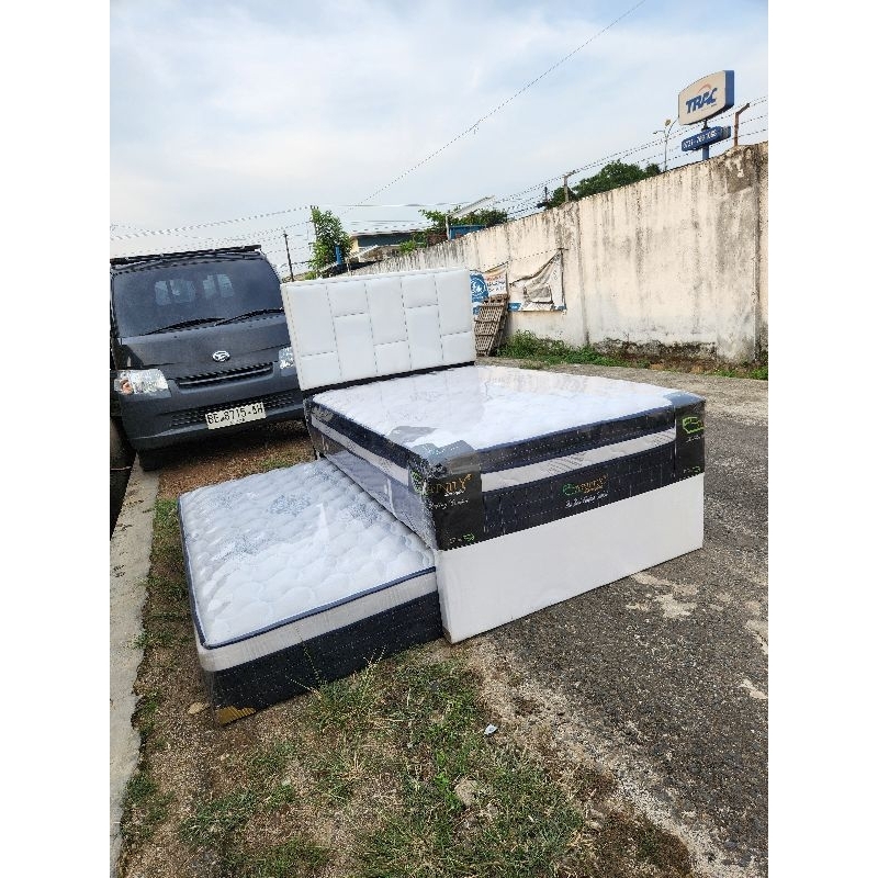 bed sorong matras sorong double bed two in one affinity springbed