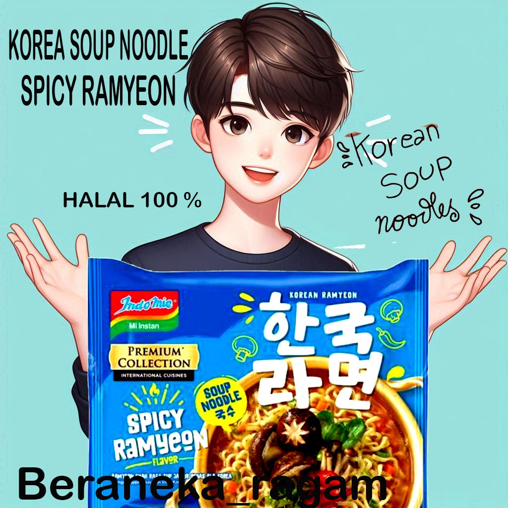 

MIE KOREA SPICY RAMYEON SOUP NOODLE