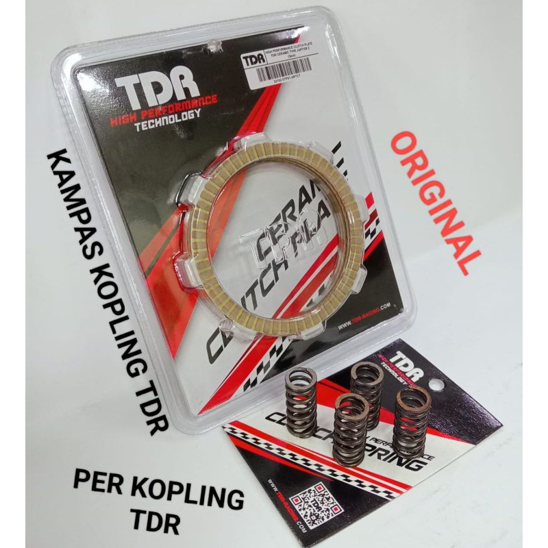 PAKETAN KOPLING JUPITER VEGA FIZR KAMPAS KOPLING TDR RACING PLUS PER KOPLING TDR RACING HARIAN/TOURI