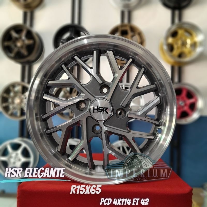 Velg Mobil Murah Hsr Elegante Ring 15 Pcd 4x114 Khusus Kijang Avanza Xenia Livina Confero Panther Dl