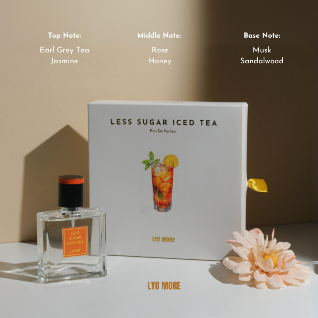 LYO MORE - Less Sugar Iced Tea - Eau De Parfum 30ml atau 10ml - Es Teh Manis - Parfum Unisex Tahan L