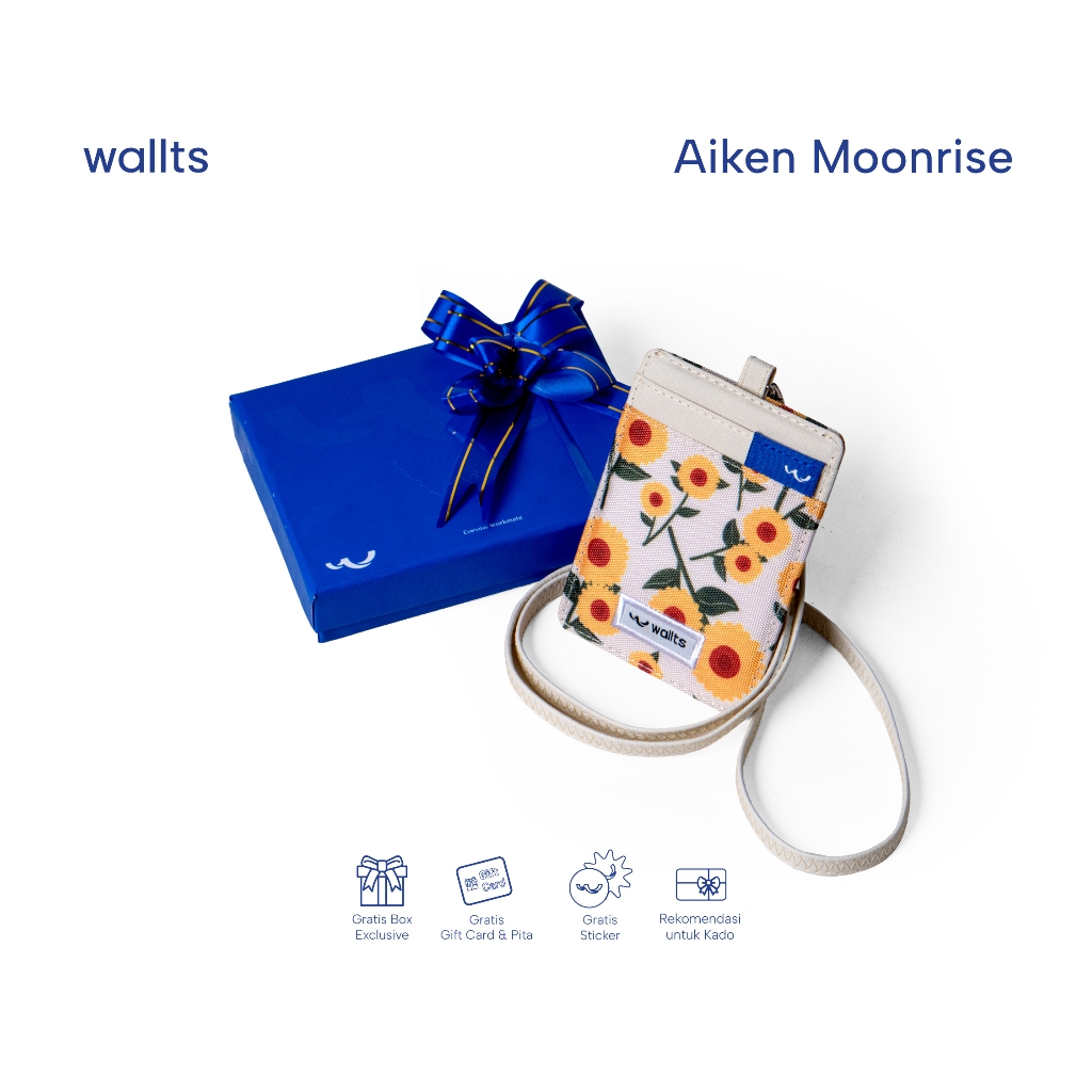

Wallts Aiken Moonrise - Lanyard Name Tag Id Card