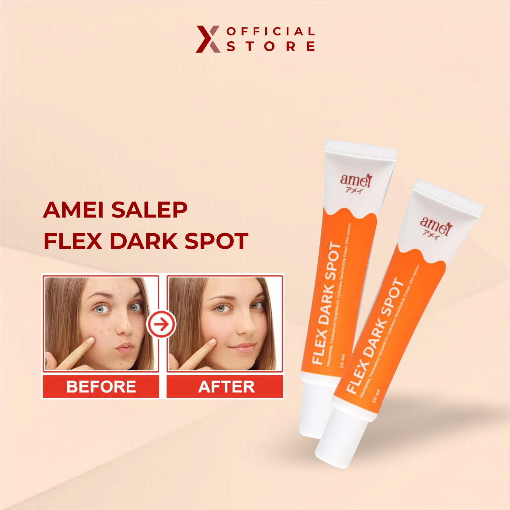 Amei Flek Dark Spot Salep Malam - Penghilang Flek Hitam Ampuh dengan DNA Salmon & Niacinamide 10ml