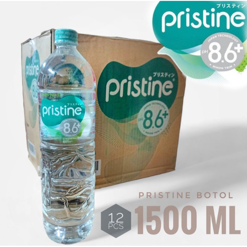 

Pristine botol 1500ml air mineral khusus instan