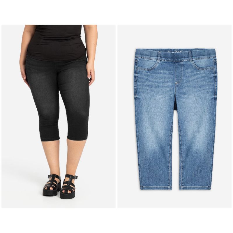 Celana 7/8 capri wanita jumbo