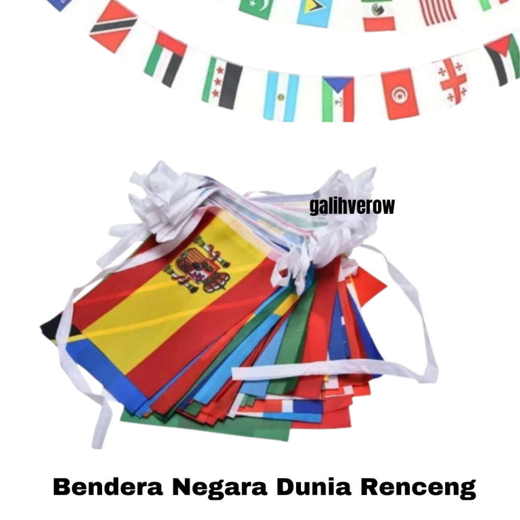 Bendera Negara Dunia Renceng / Bendera Renceng Negara Dunia