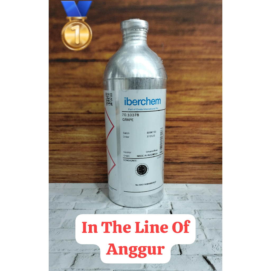 GRAPE BY IBERCHEM KEMASAN SEGEL KALENG 1 KG SEARAH BUAH ANGGUR (ORIGINAL)