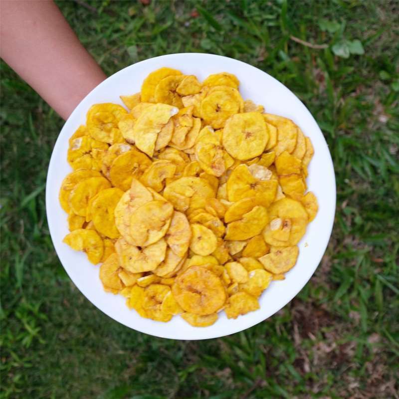 

500gram kripik pisang manis kripik pisang koin renyah premium