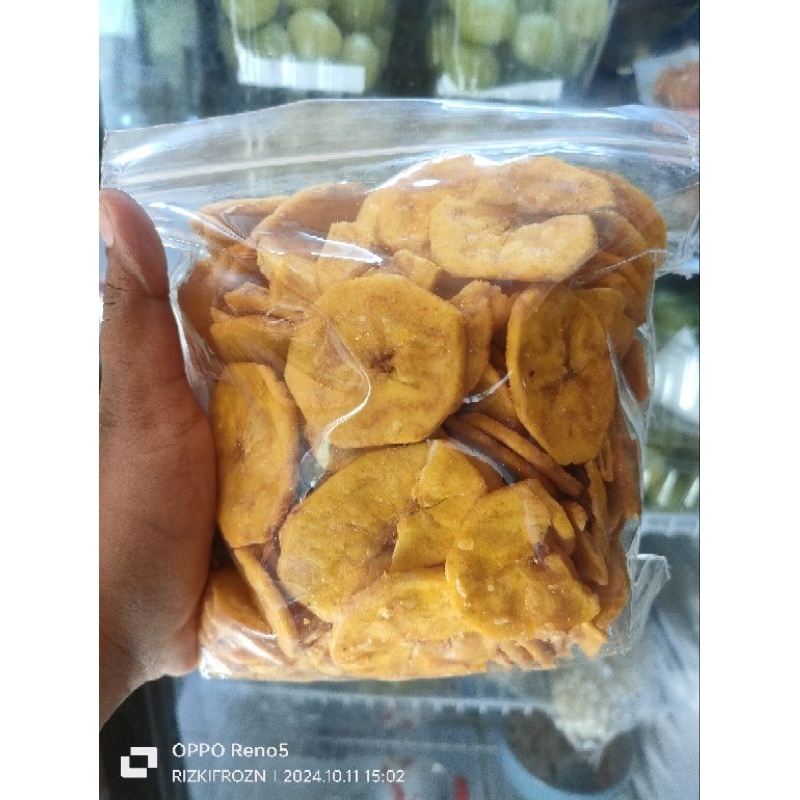 

Kripik pisang manis /kripik pisang koin