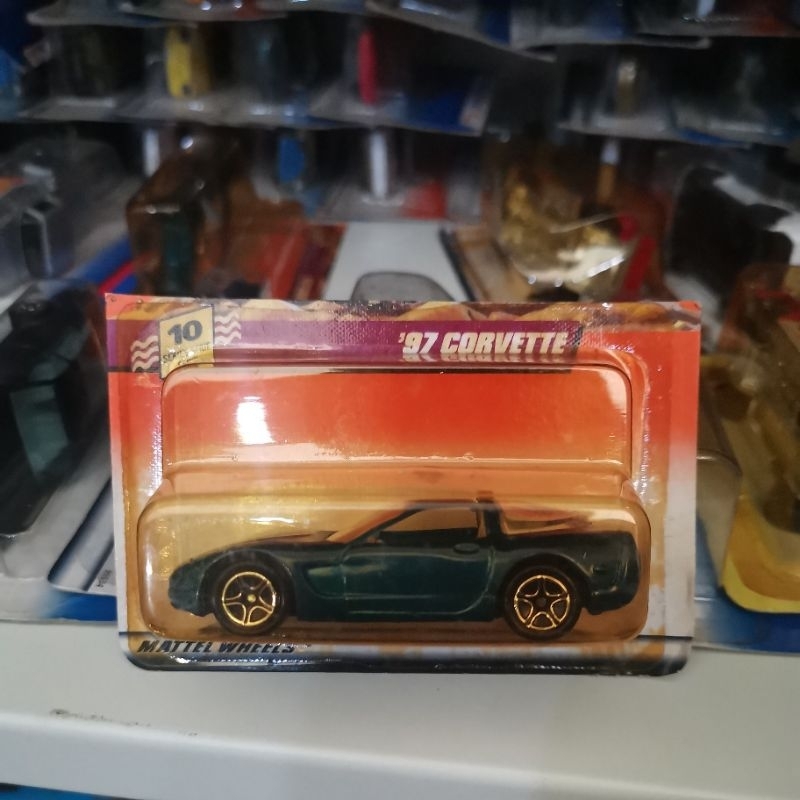 Matchbox 97 Corvette Biru Super Cars series 10 tahun 1998