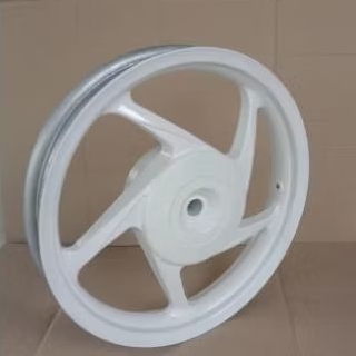 Velg pelek racing belakang motor Honda beat/Scoopy/Genio warna putih