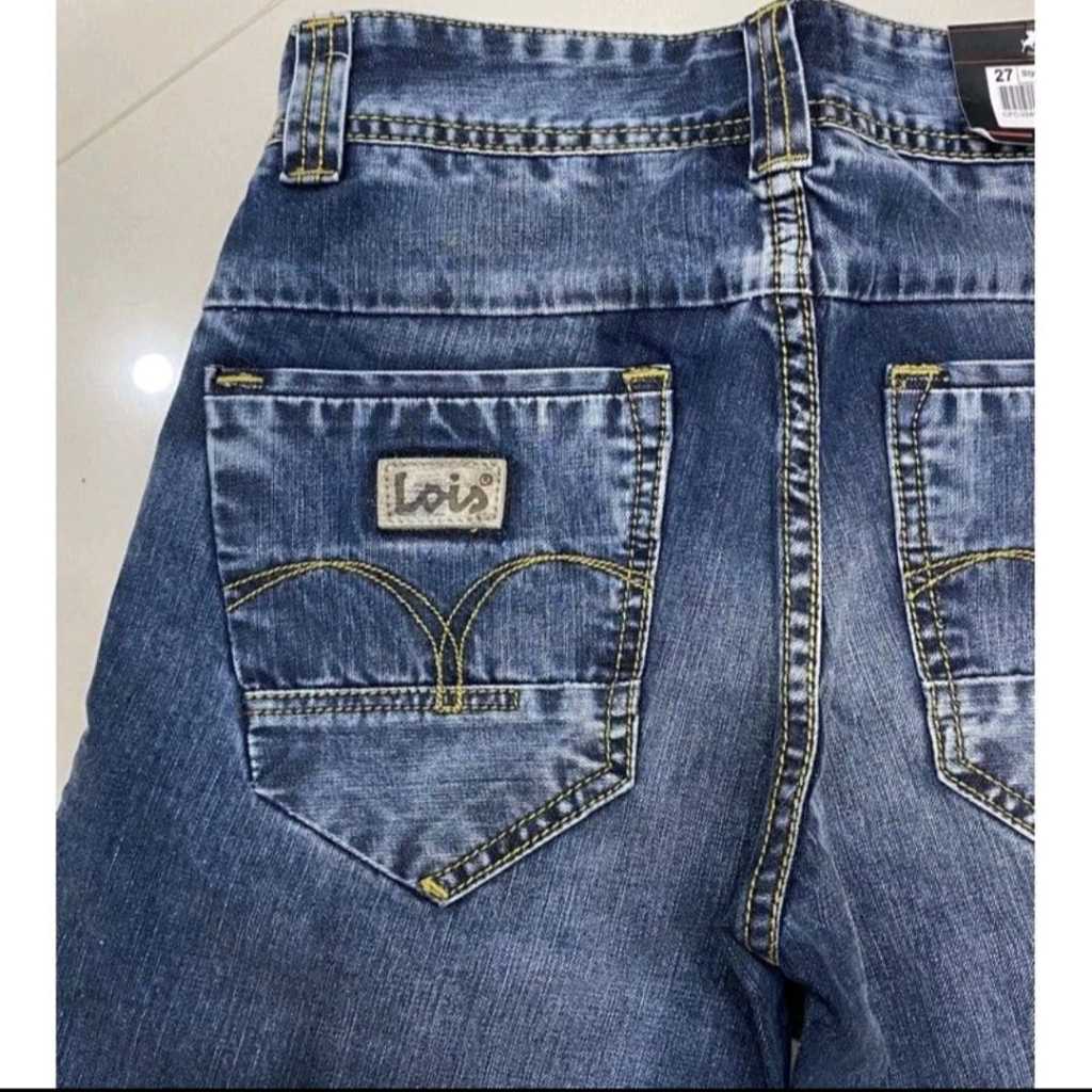 CELANA PENDEK PRIA JEANS LOIS / Celana Jeans Pendek Pria Original 100% Lois Model Terbaru