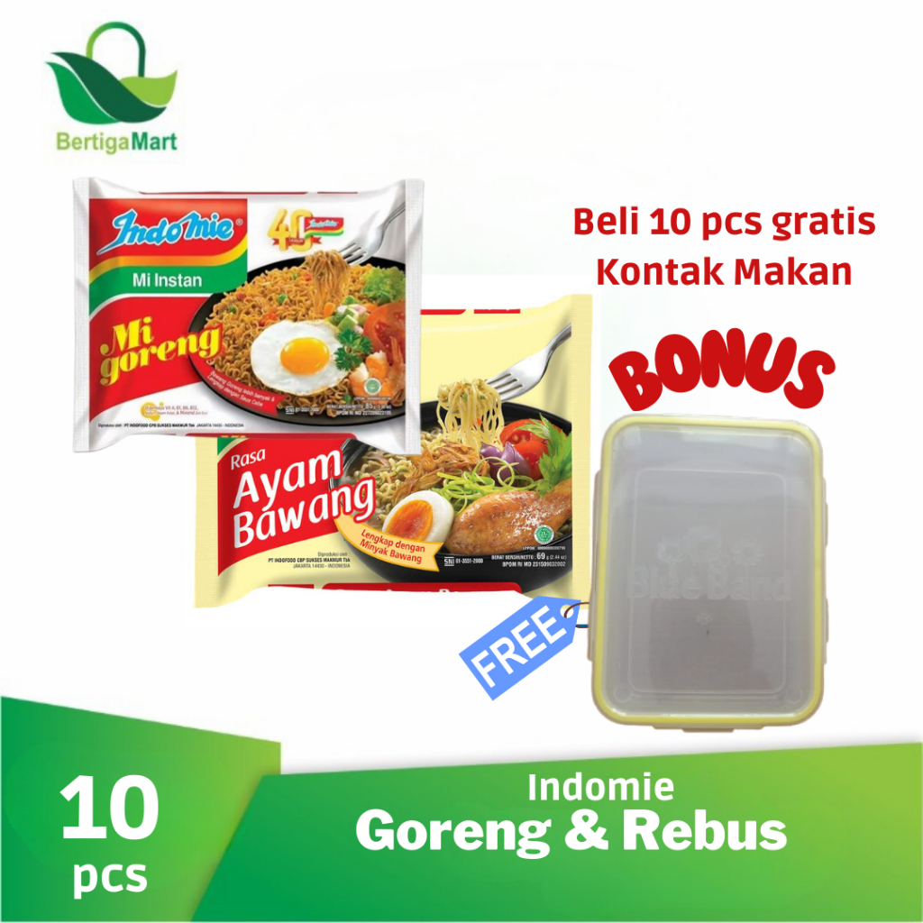 

Indomie Goreng dan Rebus Ayam Bawang Spesial