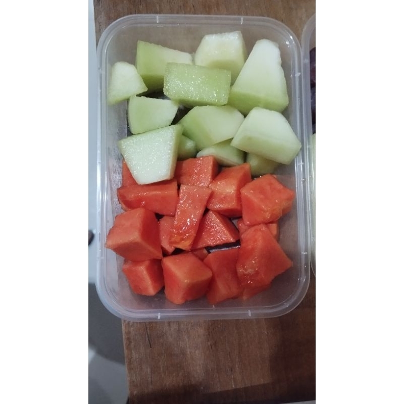

KIRIM INSTAN Buah potong Pepaya dan Melon 400ML