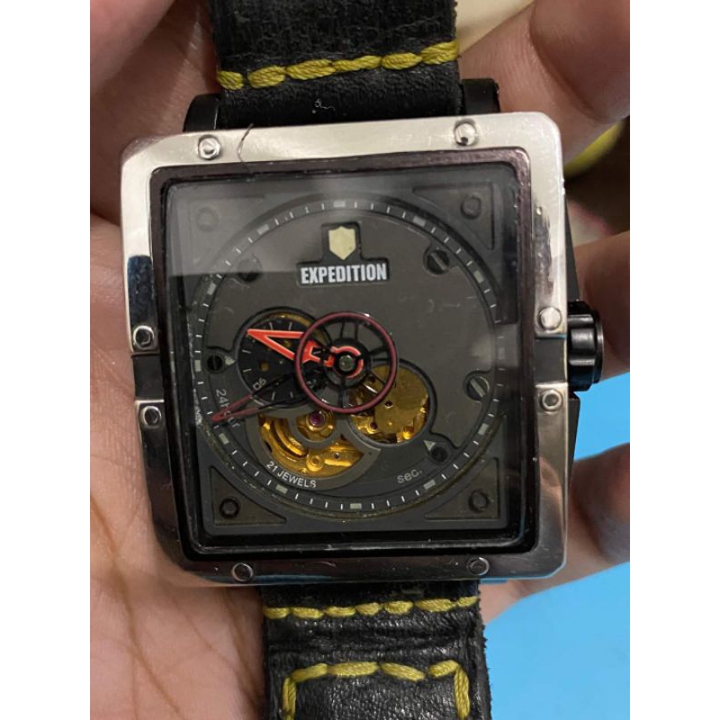 Jam Tangan Automatic  kotak original Expedition preloved second bekas