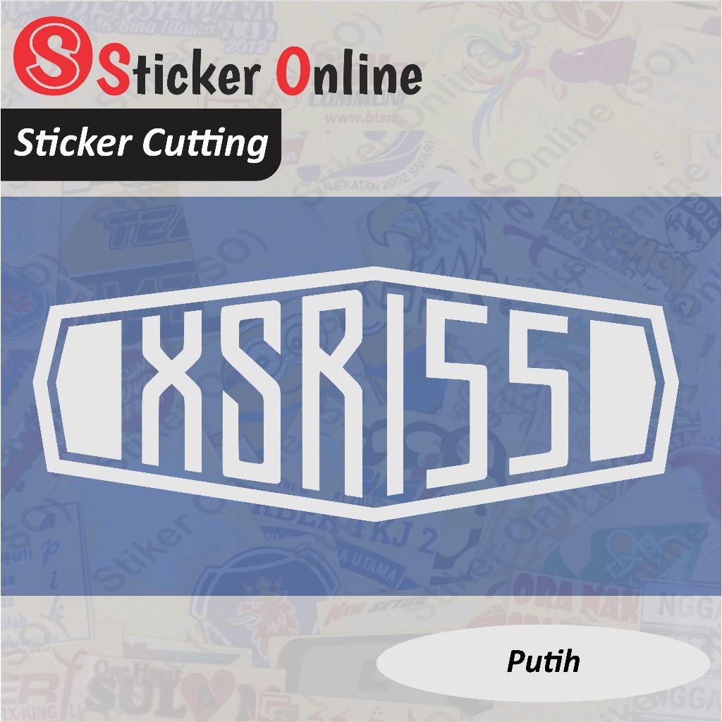 Stiker Logo XSR 155 List | Sticker Cutting Logo XSR 155 List Yamaha Motor