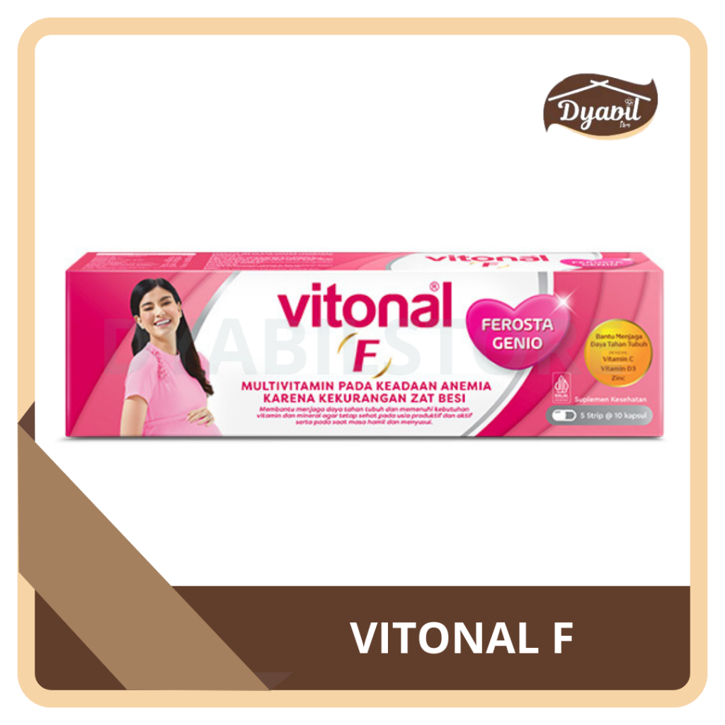 VITONAL F MULTIVITAMIN PADA KEADAAN ANEMIA | VITAMIN DAN MINERAL IBU HAMIL DAN MENYUSUI
